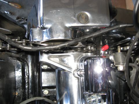 1979 Harley-Davidson FXRT Sport Glide - pics of installing a Revtech 5 spd in a 4 spd case with kicker into Shovelhead