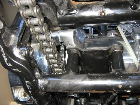 1979 Harley-Davidson FXRT Sport Glide - pics of installing a Revtech 5 spd in a 4 spd case with kicker into Shovelhead