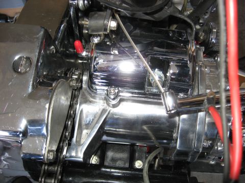 1979 Harley-Davidson FXRT Sport Glide - pics of installing a Revtech 5 spd in a 4 spd case with kicker into Shovelhead