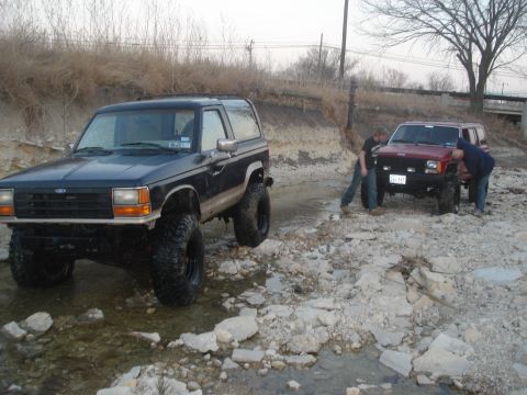 1989 Ford Bronco II - El Burro and Warhorse after Warhorses lift