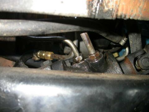 1990 Ford Bronco - Installed back on power steering gear box.