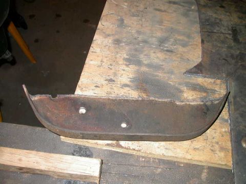 1990 Ford Bronco - Chunk removed from TTB cross member.