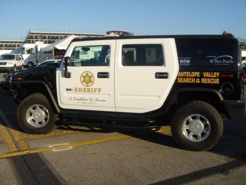 1991 Ford Crown Victoria - This Hummer H2 SUV is marked for Sheriff and Antelope Valley Search & Rescue operations.