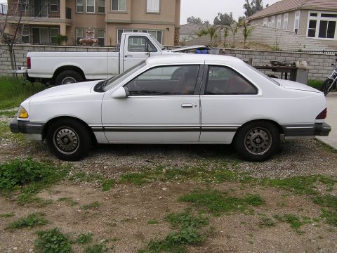 1986 Ford Tempo - '86 Ford Tempo Drivers side