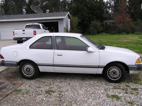 1986 Ford Tempo - '86 Ford Tempo Passenger side
