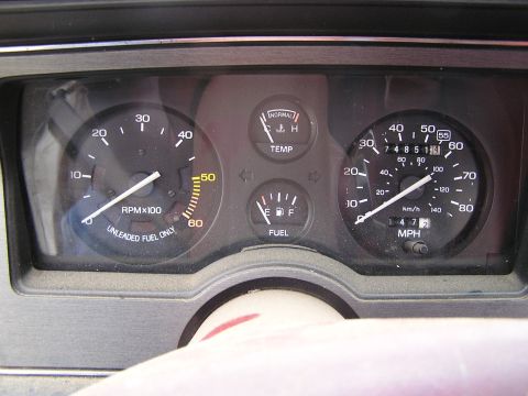 1986 Ford Tempo - '86 Ford Tempo Guages