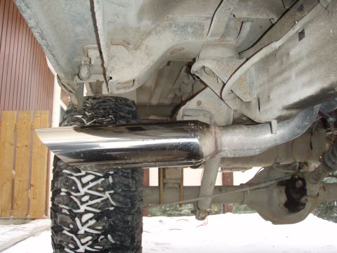 1992 Ford Bronco - HUGE!! 4" x 15" Stainless Steel Exhaust tips.