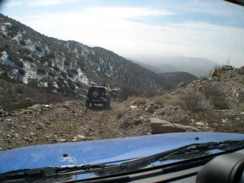 2007 Toyota FJ Cruiser - Well with the snow & condition of trail we decided that this trail would be better to run after the snow has passed in the spring.