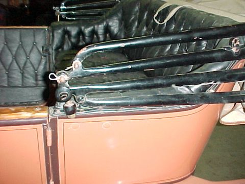 1912 Ford Model T - Top irons are in nice shape but front bow is broken