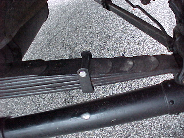 Taper leaf rear spring