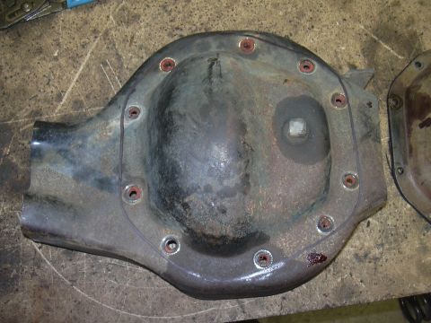 1991 Ford Bronco - I will then just cut on the line and I'll be left with a 3/16" thick diff cover