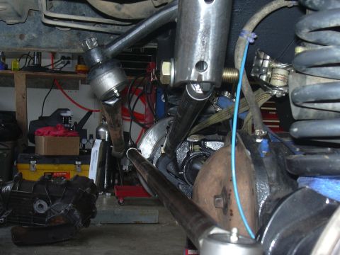 1991 Ford Bronco - checking track bar before final welding
