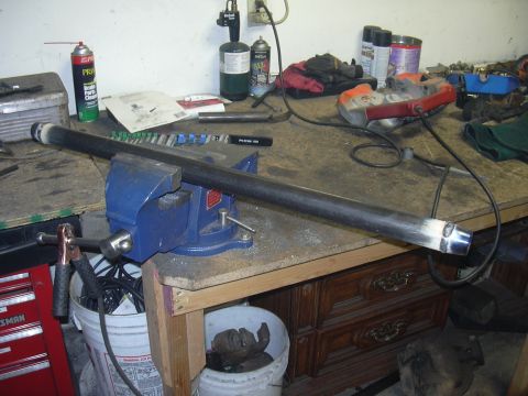 1991 Ford Bronco - track bar with weld in bungs