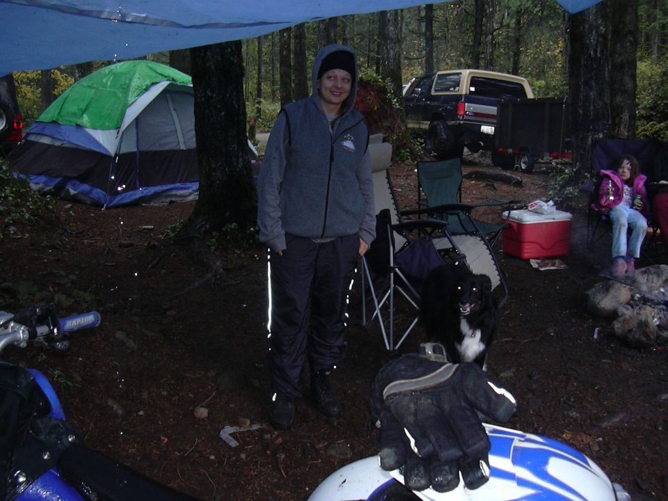 Went to Reiter this year for Winterfest.
Spent most of the time we were at camp huddled under a giant tarp.