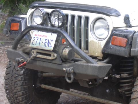 1991 Ford Bronco - almost to the headlights