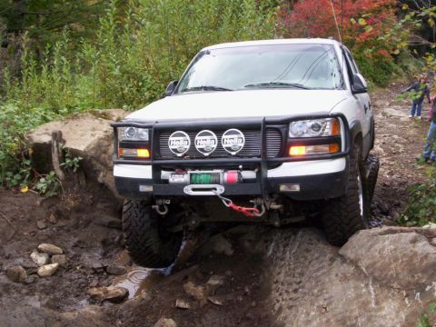 1991 Ford Bronco - 2002 Yukon where it wasn't meant to go! :-)