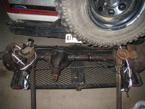 1996 Ford Bronco - 77 hp d44. welded on c wedges, 1/2 in. axle tubes