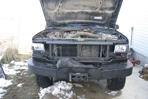 1994 Ford Bronco - Had to replace the plastic shell and the lower sheat metal.