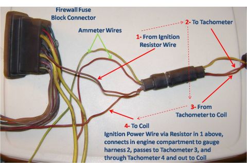 1972 Ford Ranchero - Tach Wiring Picture