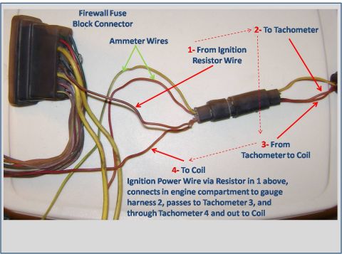 1972 Ford Ranchero - Tach Wiring Picture 2