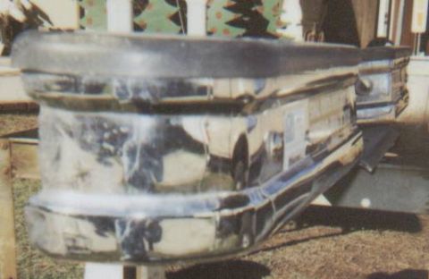 1988 Ford Bronco - rear bumper side view..big smile