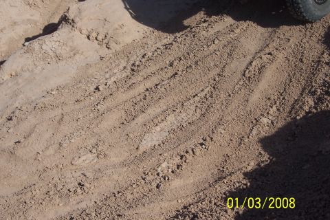 1990 Ford Bronco - Tire tracks are visible in the dirt, with a date stamp of 01/03/2008 and website www.supermotors.net.