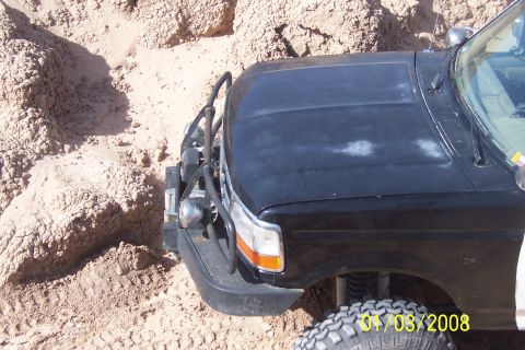 1990 Ford Bronco - This truck appears to be a 1992-1997 Ford F-Series, not a 1990 Bronco.