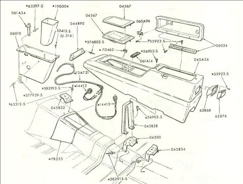 1972 Ford Ranchero - Console EV