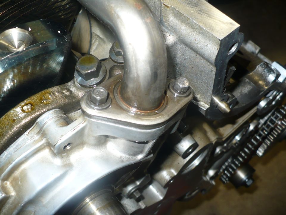 Oil pickup installed 2