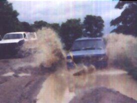 1982 Ford Bronco - S10 throwing some rooster tails