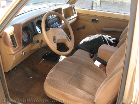 1968 Ford Mustang - Photograph of a Ford Ranger interior, not a technical document.