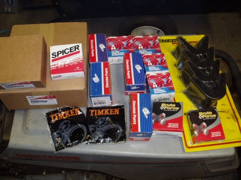 1980 Ford Bronco - These are parts for the Dana 44 rebuild. All seals being replaced, inner spendle bearings, outer pinion bearing, C-bushings, ball joints, c…