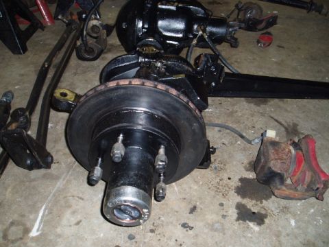 1980 Ford Bronco - Otter fully assembled, useing the spicer lockouts. I feel they are stronger than aftermarket(all steel inners).