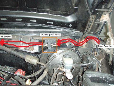 1992 Ford Bronco - Waterproof in-line fuses + info