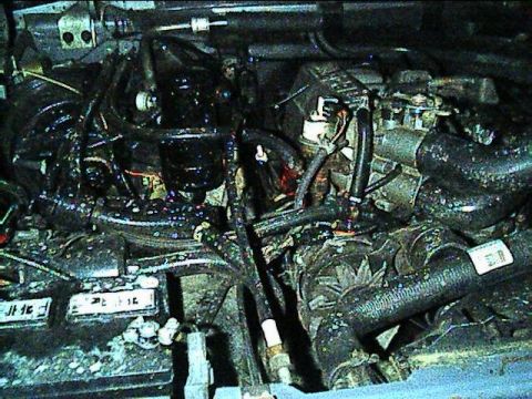1989 Ford Bronco - front of engine 11-30-02