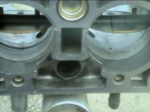 1989 Ford Bronco - Left side shows gunk, right side is already cleaned...big difference