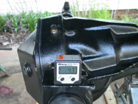 1990 Ford Bronco - On this '79 axle the spring perch is only .2 degrees forward of the C, so that makes it a pretty good place to measure caster from as well,…