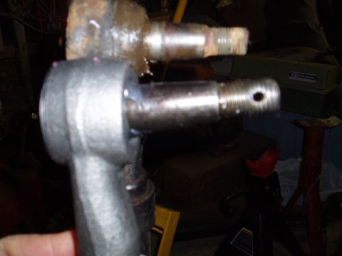 1980 Ford Bronco - Diffrence in F150 (old) and F350 (new) about .25" longer and the widest part of the tapered shank is .040" narrower on the F350 tie rod. .7…