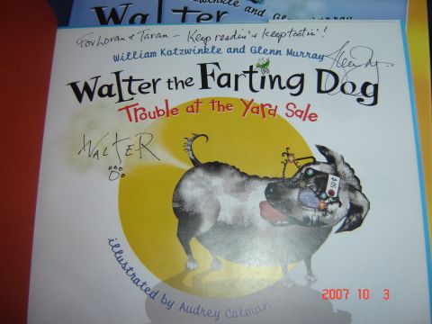 1993 Ford Bronco - Illustration from 'Walter the Farting Dog: Trouble at the Yard Sale' book cover.