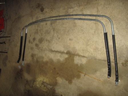 1993 Ford Bronco - Support arms with vinyl sleeves.
