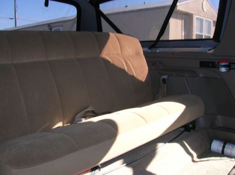 1996 Ford Bronco - And here it is in the truck. Since I have Mossy Oak seatcovers on the front seats and the color closely matches the 96 color scheme, you wo…