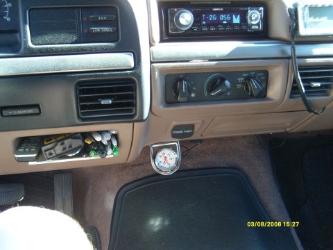1992 Ford Bronco - Got my temp guage hooked up today, 3/8/08