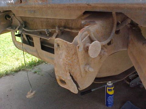 1975 Chevrolet Blazer - hidden frame problem under bumper