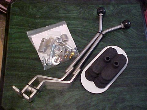 1975 Chevrolet Blazer - JB Custom Fabrication np205 twin-stick kit.