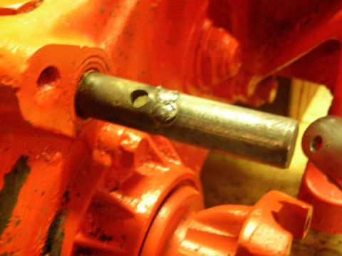 1975 Chevrolet Blazer - modified shift rail, made longer to limit the slop in the shift