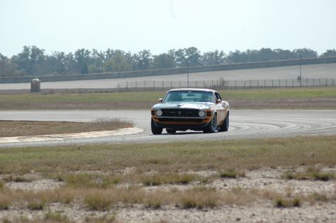 1970 Ford Mustang - 1970 Ford Mustang on a race track.