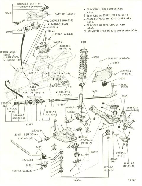 1972 Ford Ranchero - Ball Joint Exploded
