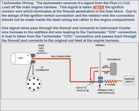 1972 Ford Ranchero - Tachometer wiring
