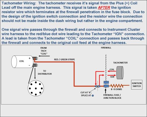 1972 Ford Ranchero - Tachometer Wiring 2