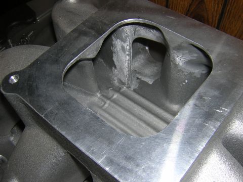 1979 Ford Bronco - Aluminum intake manifold part shown in detail, likely for an engine.